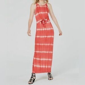 Ultra Flirt Juniors Elegant Baked Apple Tie-Dye Maxi Dress NWT Sz Small Ret $80